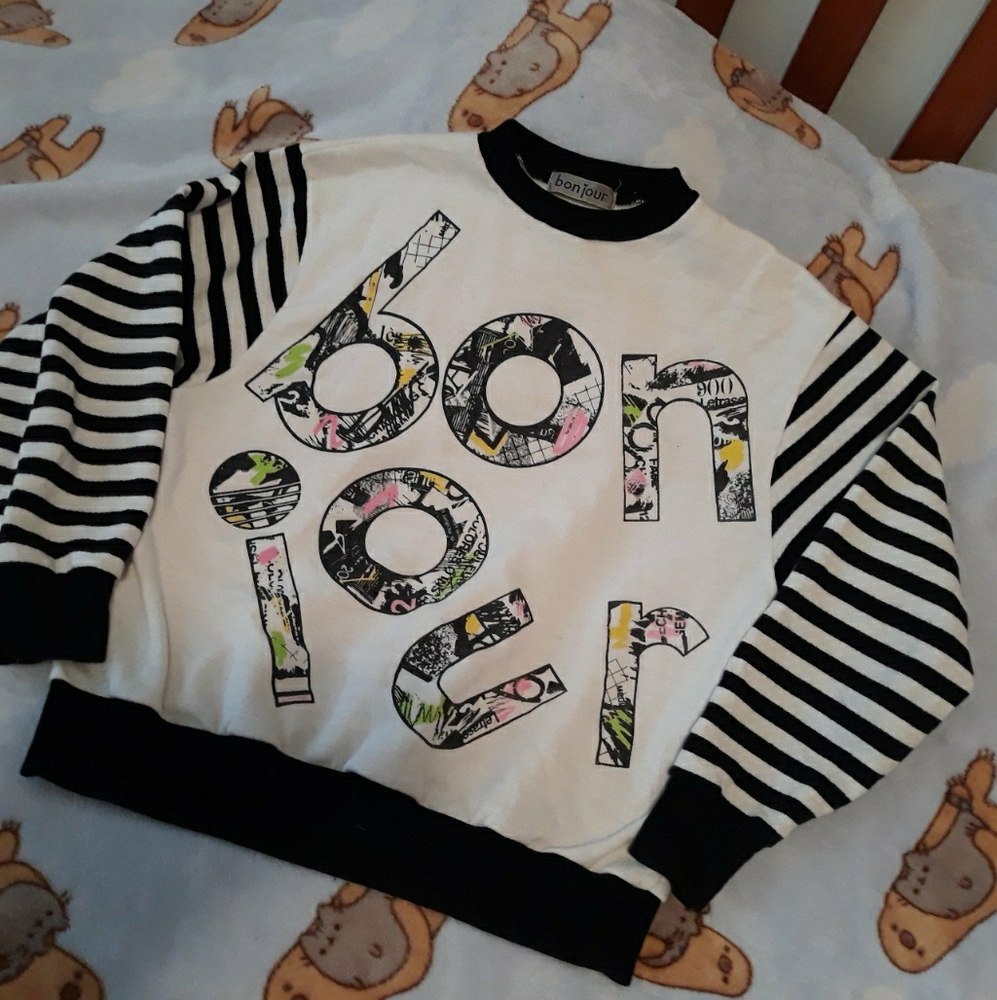 Bonjour Color Block Sweater